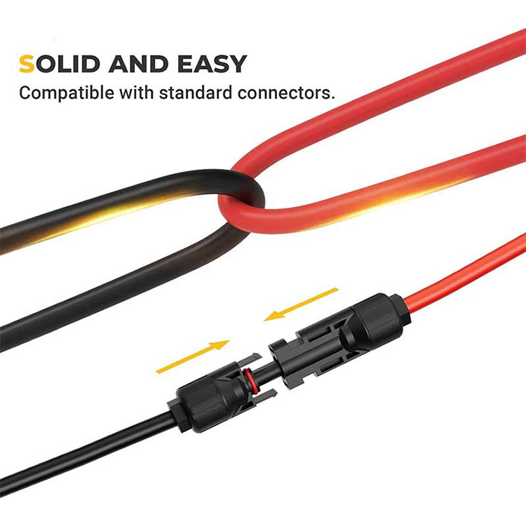 Wäert 20 Féiss 10AWG Solarisiounskable schwéier ginn a knacken an niddregen Temperaturen?