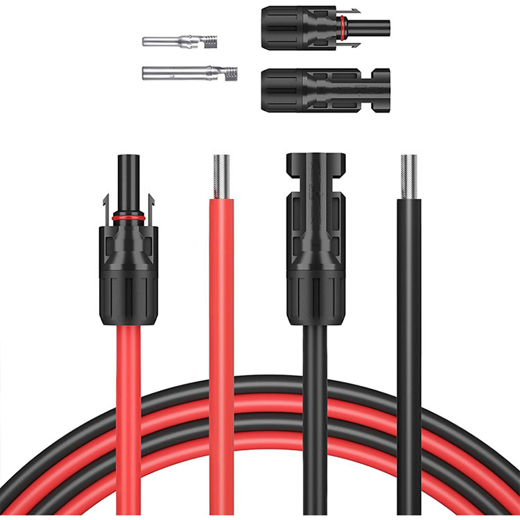 5 Féiss 10AWG Solar Drot One End Bare One End Connector