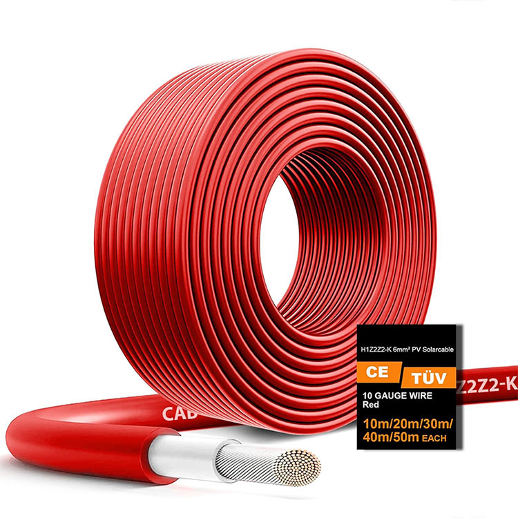Niddereg Dirigent Resistenz 10AWG Photovoltaik Drot 65FT